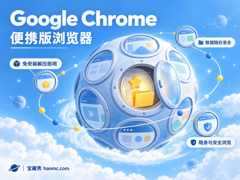 Google Chrome 153 便携版:免安装浏览器与使用要点-宝藏秀