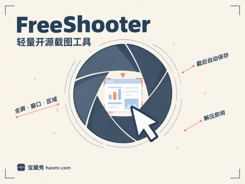FreeShooter:轻量开源的 Windows 截图工具-宝藏秀