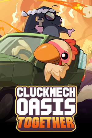 鸡械绿洲/Cluckmech Oasis 免费下载：护送基地车的射击塔防肉鸽-宝藏秀