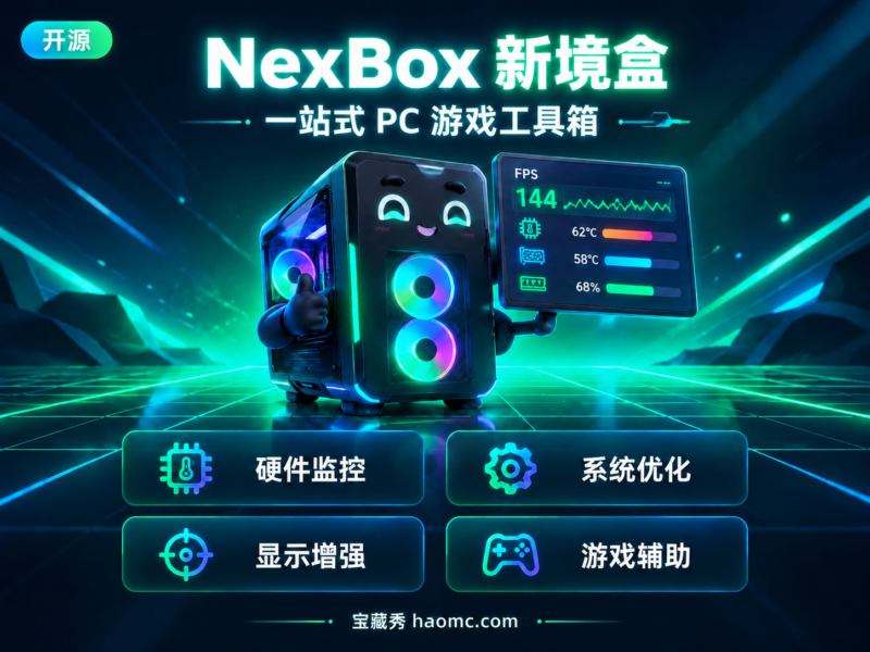 NexBox 新境盒是什么:PC 玩家的一站式游戏工具箱全解析-宝藏秀