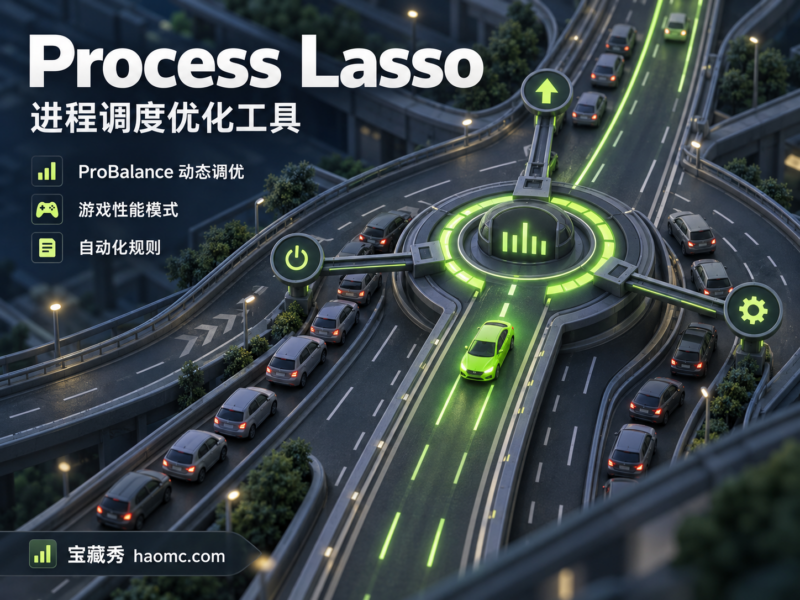 Process Lasso 进程优化工具：自动调度与性能模式-宝藏秀