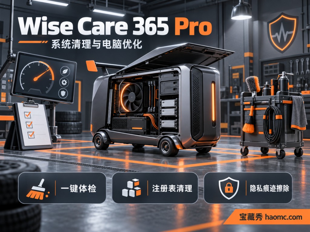 Wise Care 365 系统优化主题插画